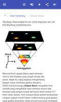 Kosmologi fizikal syot layar 2