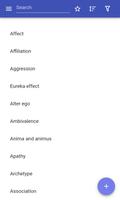 Psychological terms poster