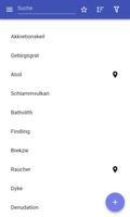Geologische Terminologie Plakat