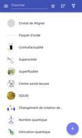 La physique quantique Affiche