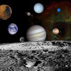 Sistemas planetarios icono