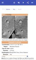 Cratères d'impact sur Mars capture d'écran 3