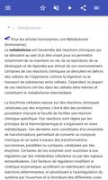 Métabolisme capture d'écran 1