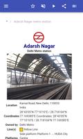 Delhi metro stations اسکرین شاٹ 1