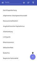 Wirtschaftstheorie Plakat