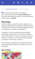 Termes géographiques capture d'écran 2