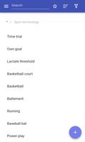 Sport Terminology स्क्रीनशॉट 1