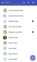 Lithospheric plates پوسٹر