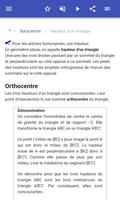 La géométrie du triangle capture d'écran 2