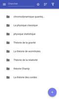 Théories physiques Affiche
