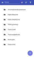 Teorie fizyczne plakat