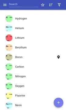 Screenshot 1 for Chemical elements