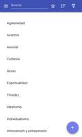 Rasgos de personalidad Poster