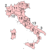 Provinces d'Italie icône
