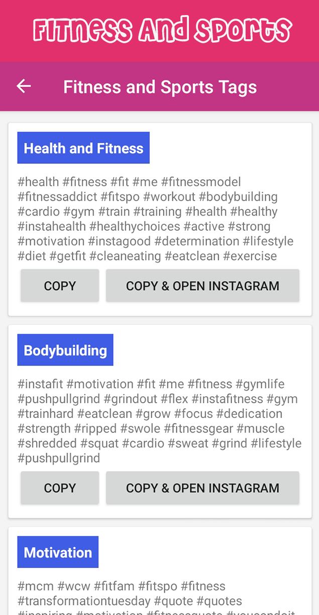 Popular HashTags for Instagram Likes & Followers for Android - APK ...