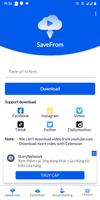 SaveFrom Downloader تصوير الشاشة 1