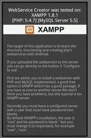 PHP Web service Creator captura de pantalla 1