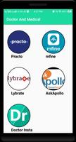 برنامه‌نما Medical App- Search Doctors, Lab Test, Medicines عکس از صفحه