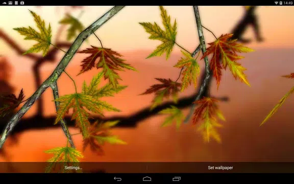 Screenshot 10 for Autumn Leaves in HD Gyro 3D XL