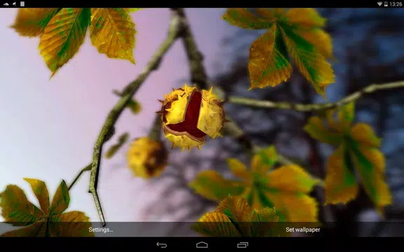 Screenshot 12 for Autumn Leaves in HD Gyro 3D XL