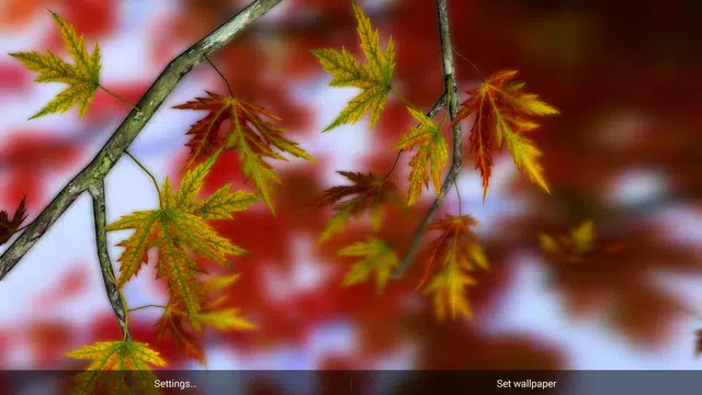 Screenshot 21 for Autumn Leaves in HD Gyro 3D XL