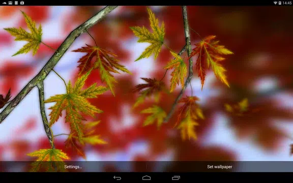 Screenshot 14 for Autumn Leaves in HD Gyro 3D XL