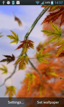 Screenshot 6 for Autumn Leaves in HD Gyro 3D XL