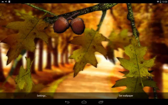 Screenshot 17 for Autumn Leaves in HD Gyro 3D XL