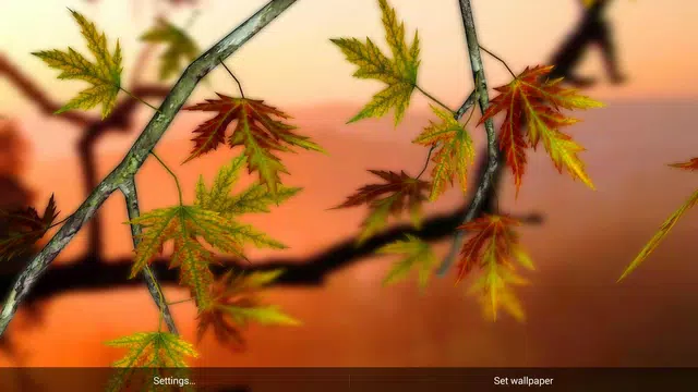 Screenshot 18 for Autumn Leaves in HD Gyro 3D XL