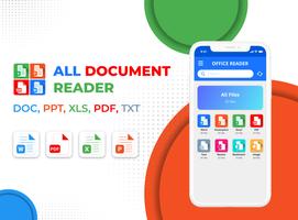 All document reader: PDF, Word-poster