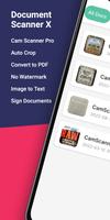 PDF Dokumenten scanner app Plakat