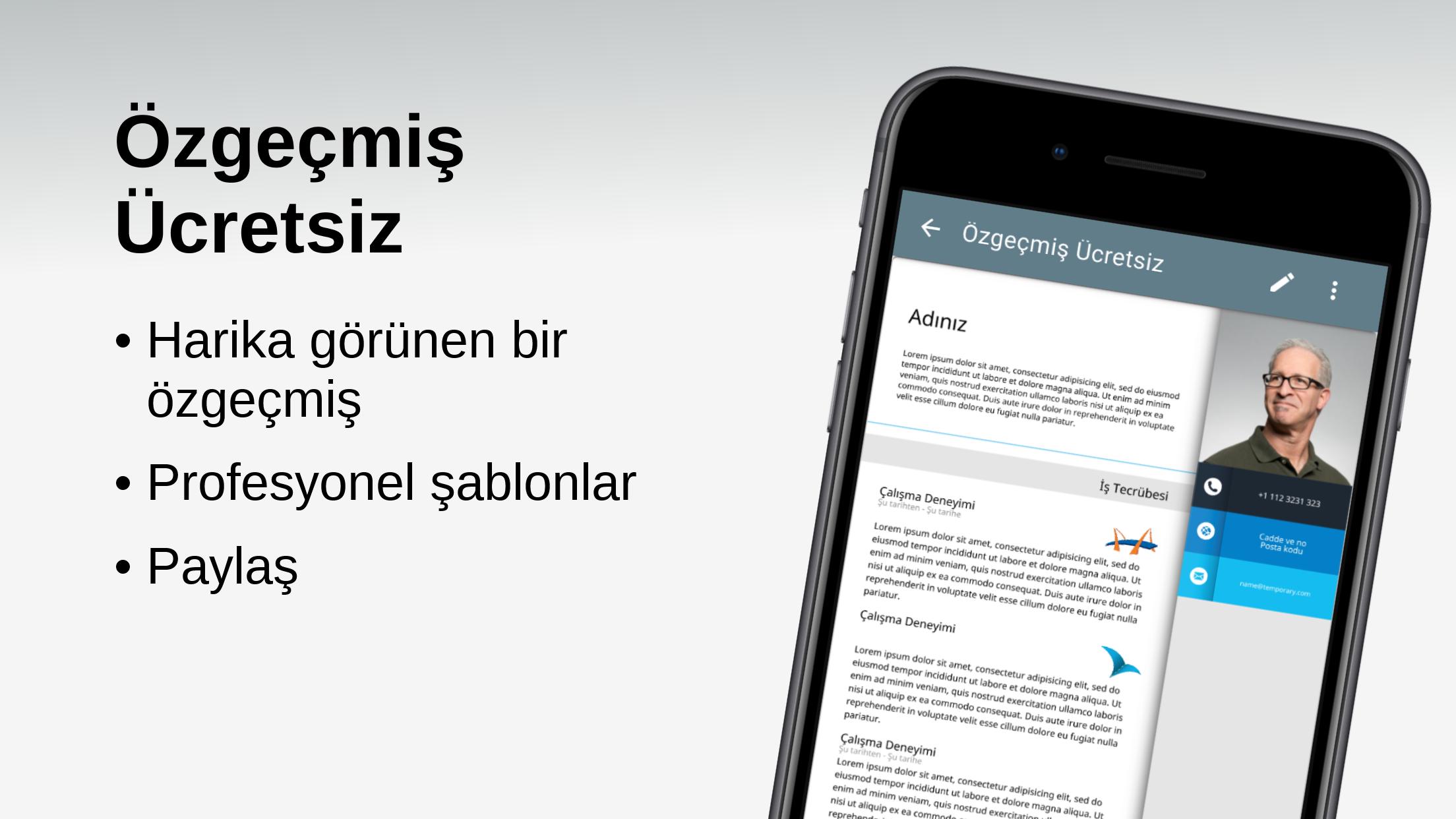 Ücretsiz cv hazırlama