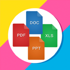 Document Reader-Docx, Xls, PPT, PDF, TXT icône