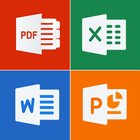 文件阅读器：Word、PDF 图标