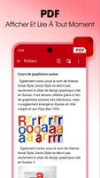 Lecteur de documents: PDF, DOC capture d'écran 1