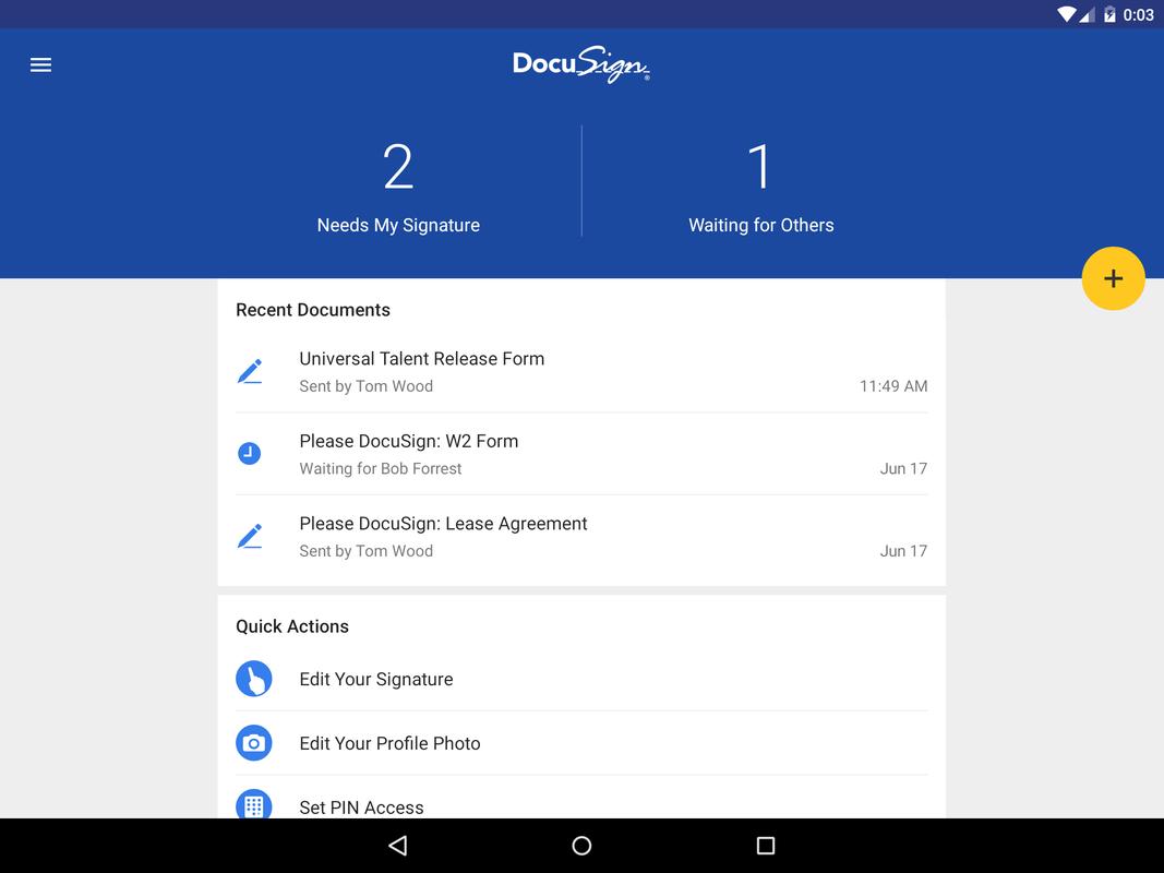 DocuSign for Android APK Download