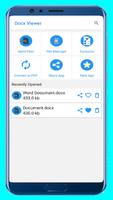 Word Office - Docx File Reader تصوير الشاشة 1