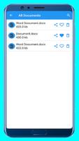 Word Office - Docx File Reader تصوير الشاشة 2