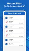 قارئ Docx: Docx to PDF Converter & File Opener تصوير الشاشة 3