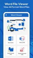قارئ Docx: Docx to PDF Converter & File Opener الملصق