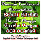 Doa Dan Ramuan Tradisional Menurunkan Berat Badan أيقونة