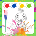 Zombie Plant Anime Coloring Page