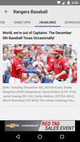 Baseball Texas - Rangers News capture d'écran 1