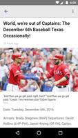 Baseball Texas - Rangers News capture d'écran 2