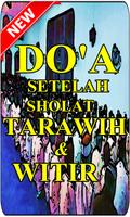 Doa Sesudah Sholat Tarawih Dan Witir Sesuai Sunnah Plakat