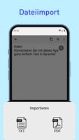 Textleser - Text sprechen(TTS) Screenshot 3