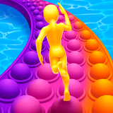 Color Run - Race Road Pop it icon