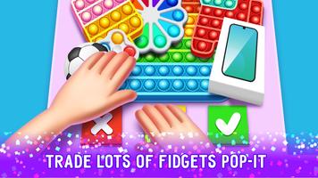 Fidget Trading 3D Pop It Toys الملصق