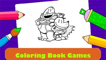 Dog Man : Coloring Book captura de pantalla 1