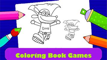 Dog Man : Coloring Book screenshot 3